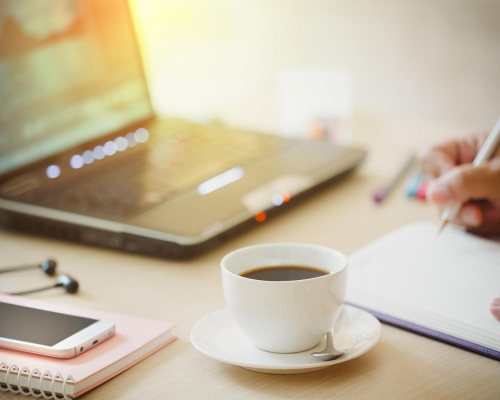 Moderní kanceláře, zázemí kuchyňky